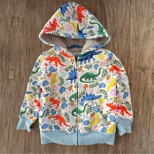 Mini Boden Colorful Dinosaur Hoodie